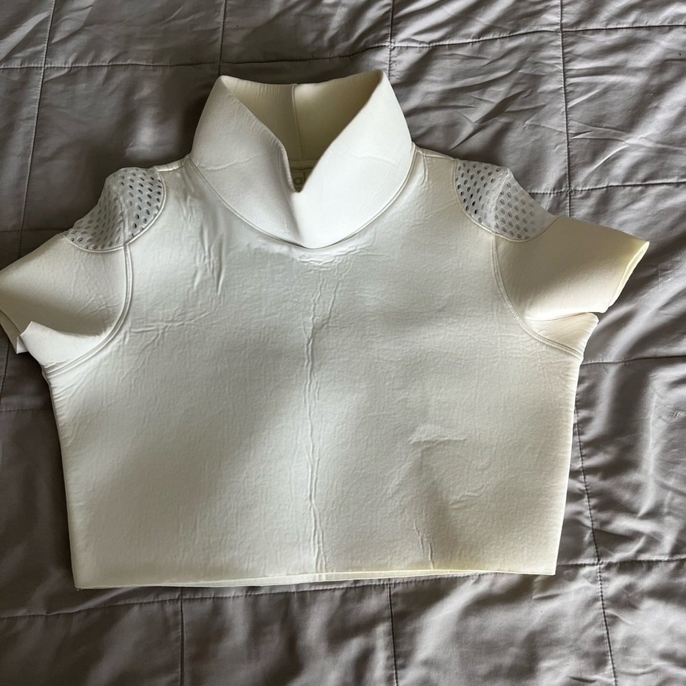 Alo crop top. Super unique good condition needs a good cleaning no rips or tears